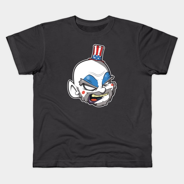 captain spaulding clown Kids T-Shirt by CoySoup